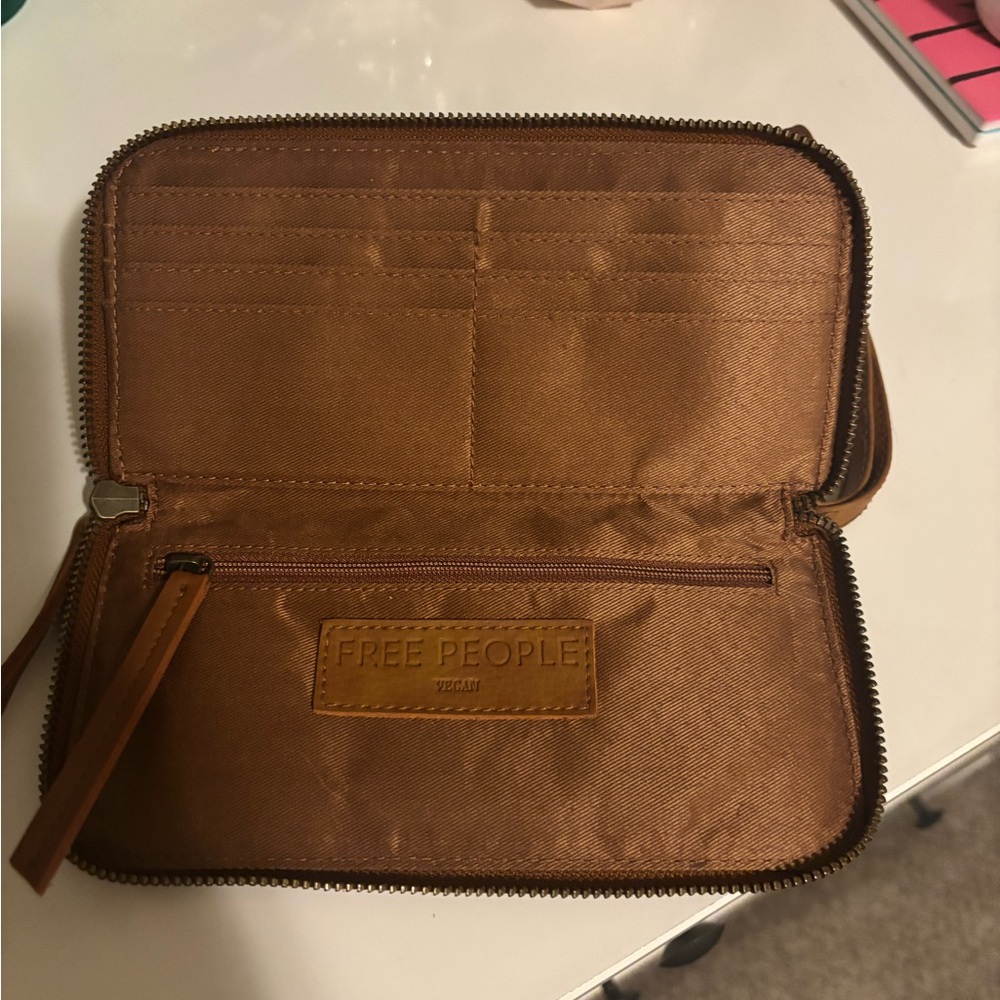 Free People Brown Leather Wallet - Picture 2 of 2